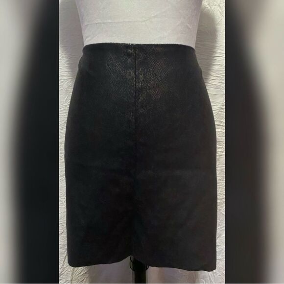 Retro, Britt Ryan, Black, Faux Snake Skin, Mini Skirt - Picture 7 of 16